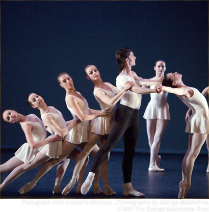 Photograph from Concerto Barocco, Choreography by George Balanchine, 