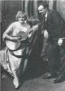 1921年「死の都」MET初演リハーサル中のマリア・イェリツァ