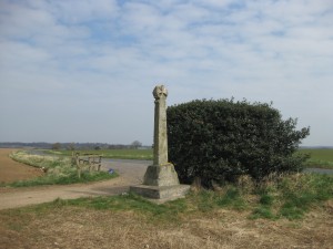 タウトン古戦場の慰霊碑