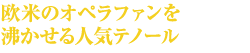 甘い歌声で欧米の聴衆を魅了