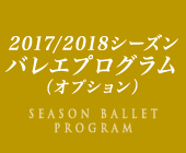 2017/2018シーズンバレエプログラム（オプション）