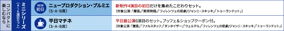 コンパクトに楽しむなら｜ミニシリーズ