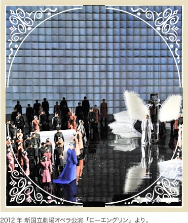 2012年 新国立劇場オペラ公演「ローエングリン」より。