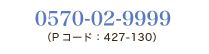 チケットぴあ 0570－02－9999：（Pコード：427-130）