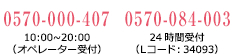 ローソンチケット 0570-000-407 10:00～20:00（オペレーター受付）、0570-084-003 24時間受付（Lコード：34093）