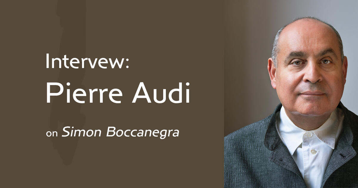 Interview Pierre Audi on