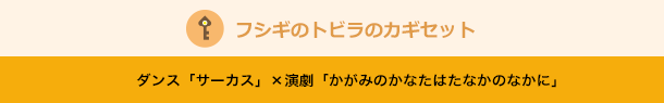 2公演セレクトセット。フシギのトビラのカギセット