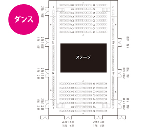 森山開次「サーカス」座席表