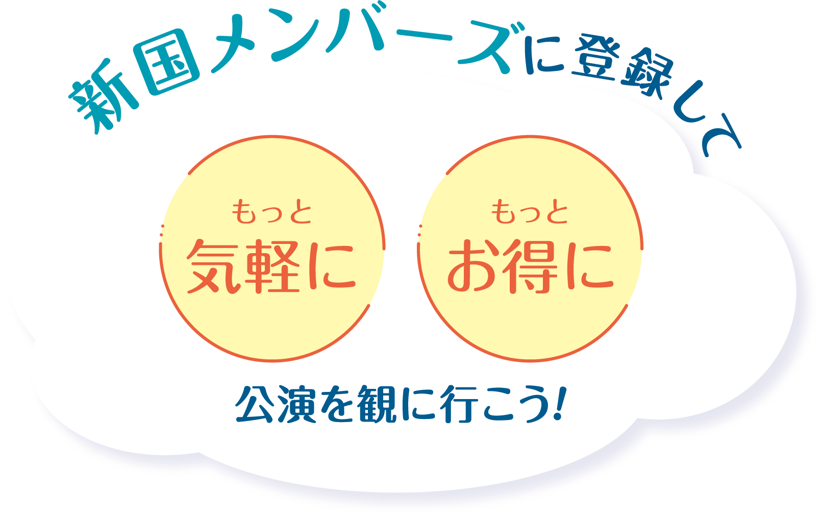 新国メンバーズに登録してもっと気軽にもっとお得に公演を観に行こう!